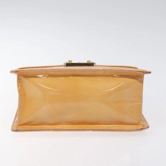 LOUIS VUITTON Vernis Spring Street Hand Bag Marshmallow Pink M91033 Auth BD1853 - Picture 7 of 16